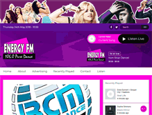 Tablet Screenshot of dancemusicradio.net